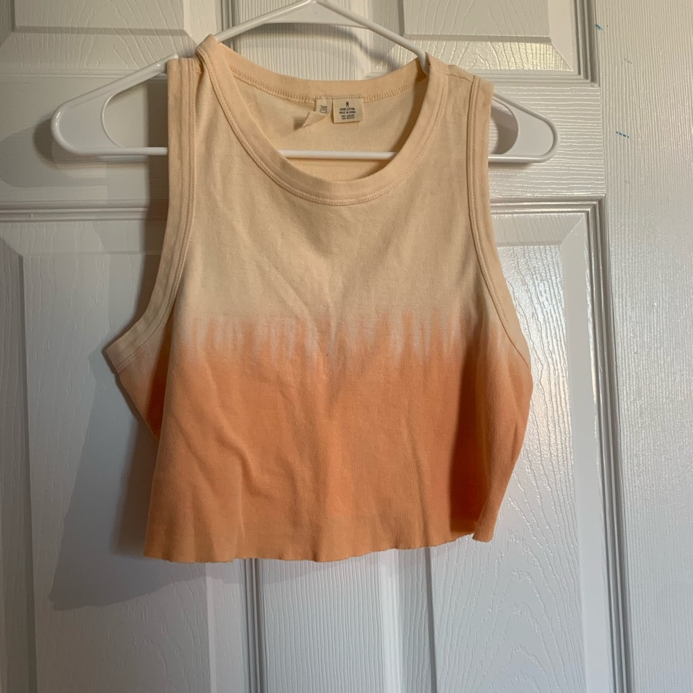 Tie dye cropped tank